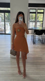 SHELL CROCHET MINI DRESS