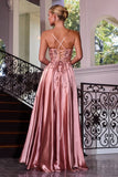 SATIN & LACE A-LINE DRESS - PREORDER