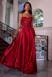 SATIN & LACE A-LINE DRESS - PREORDER