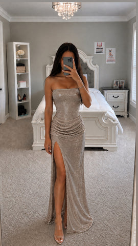 SEQUIN MAXI DRESS