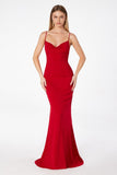COWL NECK LACE LOW BACK GOWN