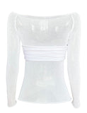 SOUTIEN-GORGE EN MAILLE À ÉPAULES DÉNUDÉES