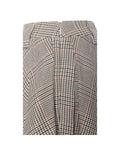 OAKLYN PLAID PLEATED MINI SKORT
