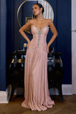 DROP WAIST CRYSTAL GOWN