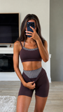 WORKOUT BIKER SHORTS SET
