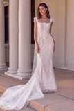 FITTED LACE MERMAID BRIDAL GOWN - PREORDER