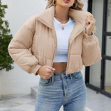 Zip-Up Winter Coat with Pockets