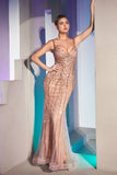 Rose gold gown