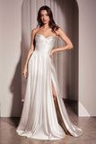 A LINE WEDDING GOWN