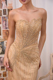 SEQUIN REMOVABLE SLEEVE GOWN