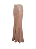 GONNA LUNGA CON PAILLETTES NUDE ODALIS 
