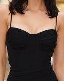 Evelyn Mini Dress - Black