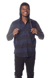 MENS FLANNEL HOODIE