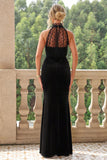 ROBE LONGUE SANS MANCHES AVEC DÉTAILS EN DENTELLE