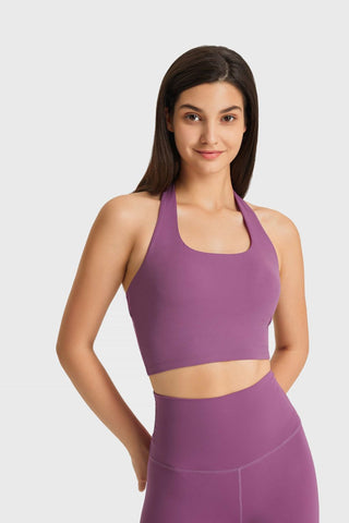 REGGISENO SPORTIVO TRASPIRANTE CON COLLO ALTO 