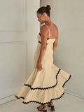 ROBE LONGUE À BRETELLES SPAGHETTI