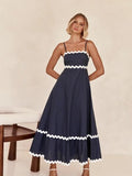 ROBE LONGUE À BRETELLES SPAGHETTI