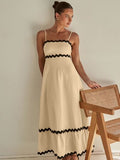 ROBE LONGUE À BRETELLES SPAGHETTI