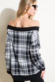 TOP A SCACCHI CON SPALLE SCOPERTE