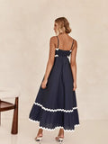 ROBE LONGUE À BRETELLES SPAGHETTI