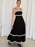 ROBE LONGUE À BRETELLES SPAGHETTI