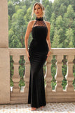 ROBE LONGUE SANS MANCHES AVEC DÉTAILS EN DENTELLE