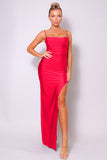 ROBE LONGUE À BRETELLES SPAGHETTI
