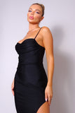 ROBE LONGUE À BRETELLES SPAGHETTI