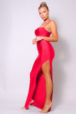 ROBE LONGUE À BRETELLES SPAGHETTI