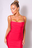 ROBE LONGUE À BRETELLES SPAGHETTI