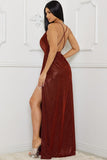 ROBE LONGUE À PAILLETTES