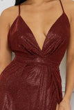 ROBE LONGUE À PAILLETTES
