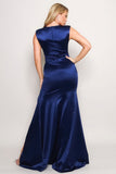 ROBE LONGUE FENDUE SANS MANCHES