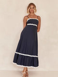 ROBE LONGUE À BRETELLES SPAGHETTI