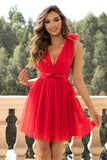 ROBE MINI EN MAILLE SANS MANCHES DOS OUVERT