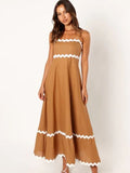 ROBE LONGUE À BRETELLES SPAGHETTI