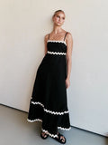 ROBE LONGUE À BRETELLES SPAGHETTI