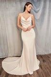ROBE EN SATIN DE JADE