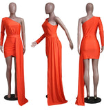 ROBE MIDI DRAPÉE PRINCESSE