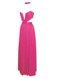 ABITO LUNGO IN CHIFFON DI SETA ELLA