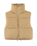 GILET BOUFFANT KAKI
