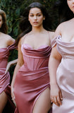 ABITO CORSETTO ROSA MALVA
