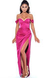 ROBE FUCHSIA À COEUR DE COEUR