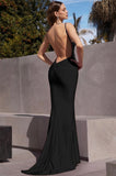 ROBE EN SATIN EXTENSIBLE À PAILLETTES