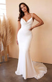 ROBE EN SATIN DE JADE