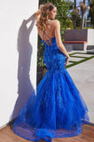 FLORAL MERMAID GOWN