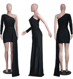 ROBE MIDI DRAPÉE PRINCESSE