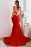 ROBE SIRÈNE EXTENSIBLE AVEC DOS EN DENTELLE