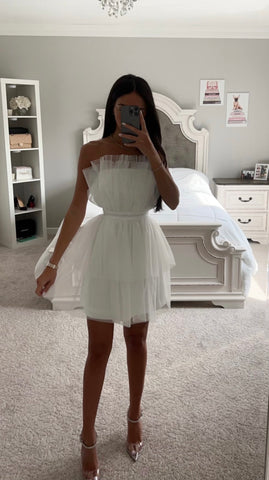 ABITO MINI IN TULLE