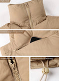 GILET BOUFFANT KAKI